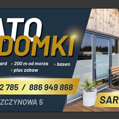 بيت للعطل Lato Domki, 200 M Do Morza, Basen,parking Monitorowany,plac Zabaw